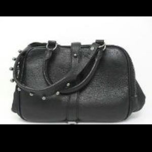 Alexander Wang Anita Frame Satchel Black Leather
